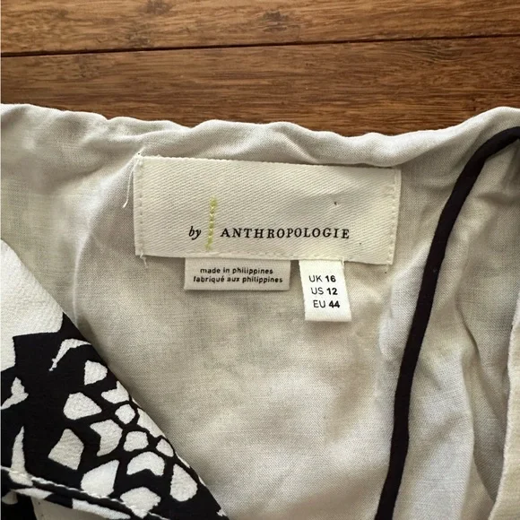 Anthropologie Giuliana Silk Blouse Size 12 - Picture 4 of 9